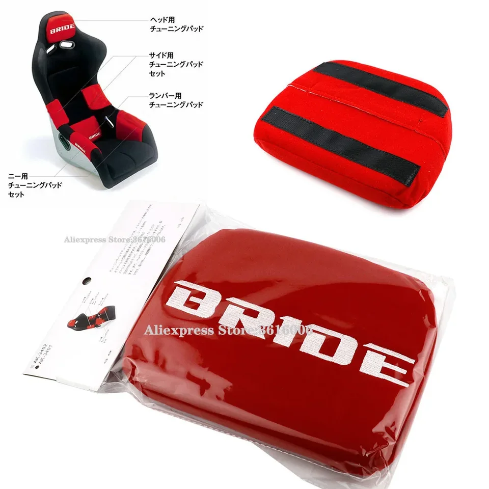 1x JDM nevesta Recaro Headrest ladiace podložku pre hlavu odpočinok vankúšové vozidlo pretekárske sedadlo
