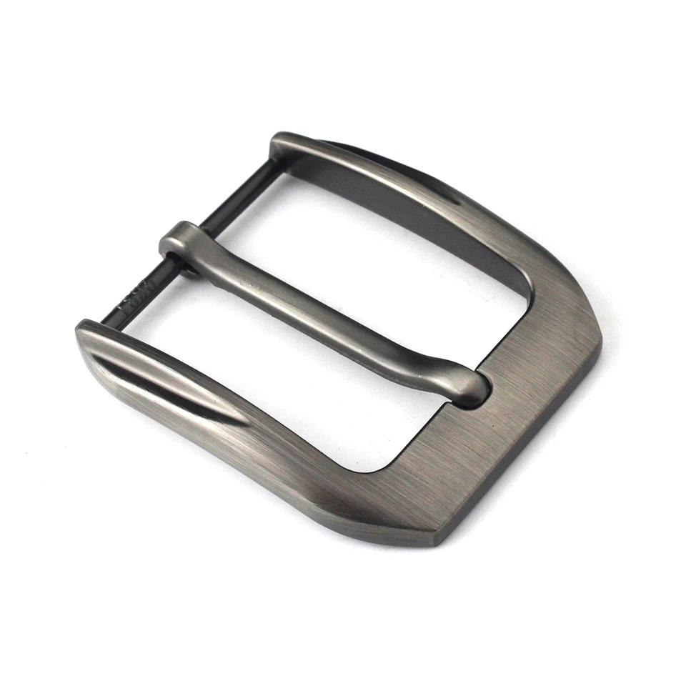 1x kovová kefovaná 40 mm spona na opasok pre mužský pás Pin Pin Buckle Kožené remeselné pásové doplnky vhodné pre pás 37 mm-39 mm