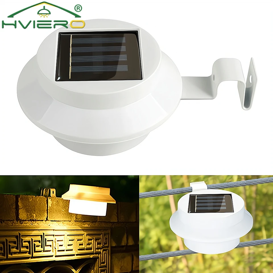 1x solárne nočné svetlo 3led koridor stena Lampa nádvorie vonkajšieho hydroizolačného plotu EAVE Street Garden Lawn House LED DOM DEOCON