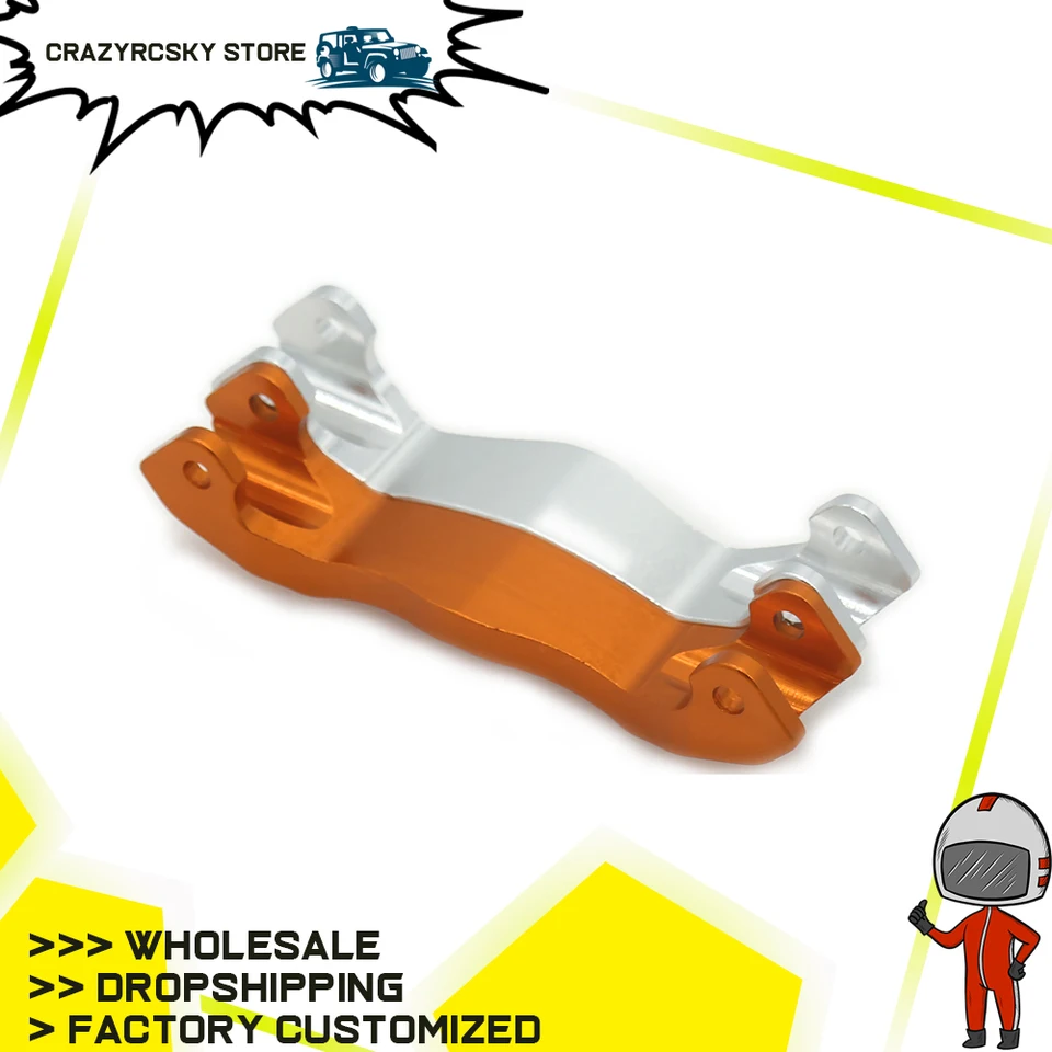 1x zliatinový predný nárazový úpravy držiaka pre RC Hobby Model CAR 1/5 HPI Baja 85422 RCAWD Hliníková hračka RC náhradné diely