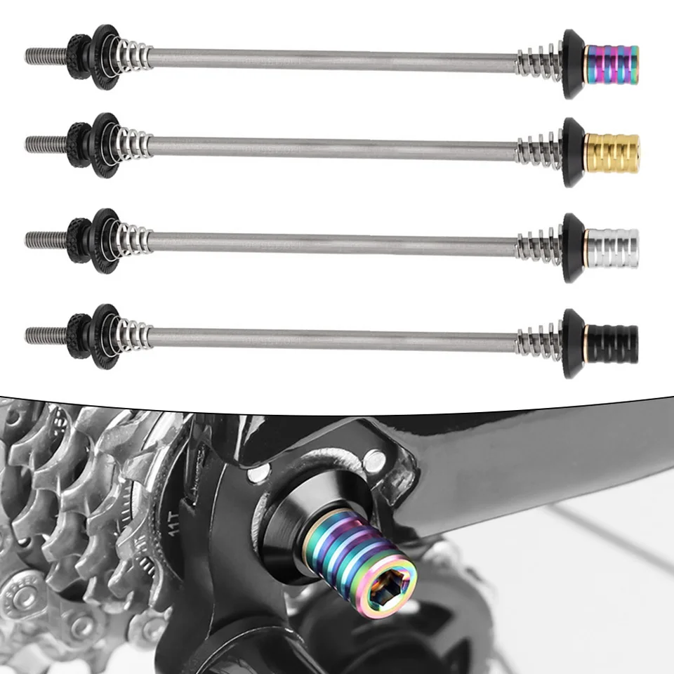 1x úplne nová nová hliníková zliatina rýchle vydanie špajle 74 mm Road Mountain Bicycle Hub Quick Release Shower Lever Wheelset Príslušenstvo