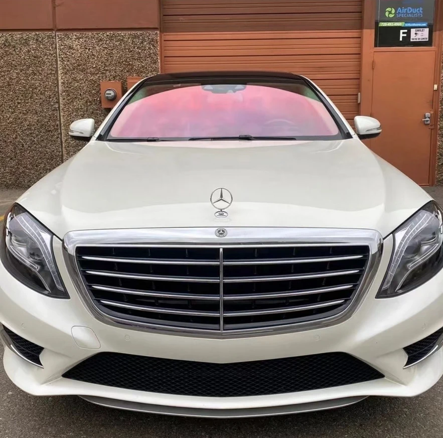1x1,52 m 89%Vlt Red Chameleon Window Tint Tint Film Film Automatické sklo Sticker UV dôkaz Solar Tint