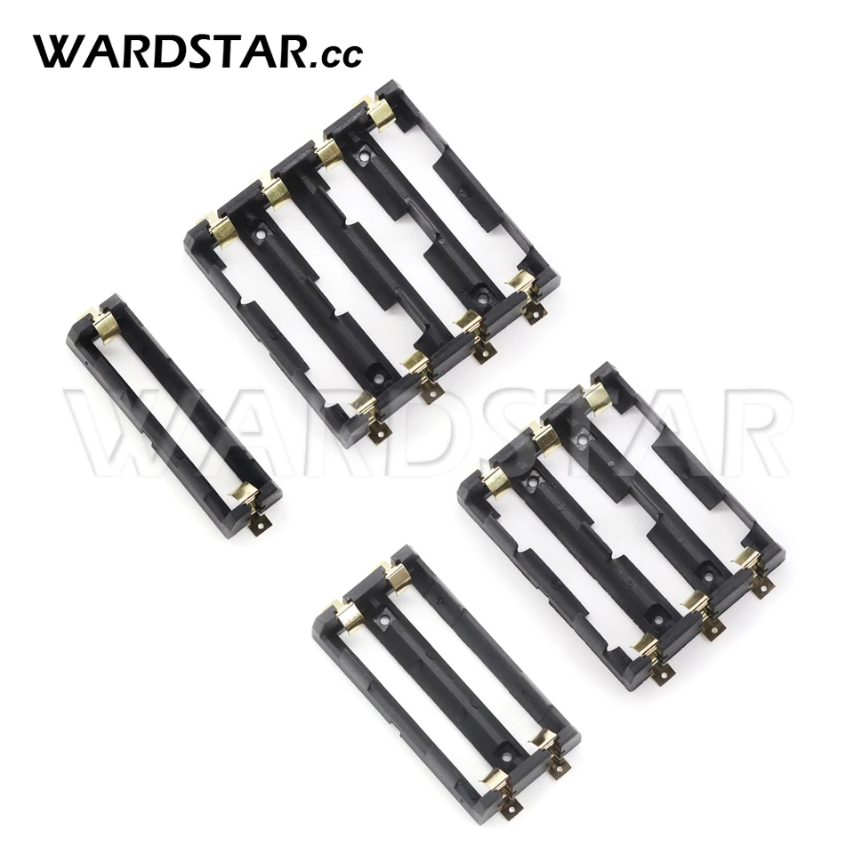 1x2x3x4x 18650 SMT držiak batérie SMD batériu 1/2/3/4 slot puzdrového kontajnera Power banka s kolíkmi DIY