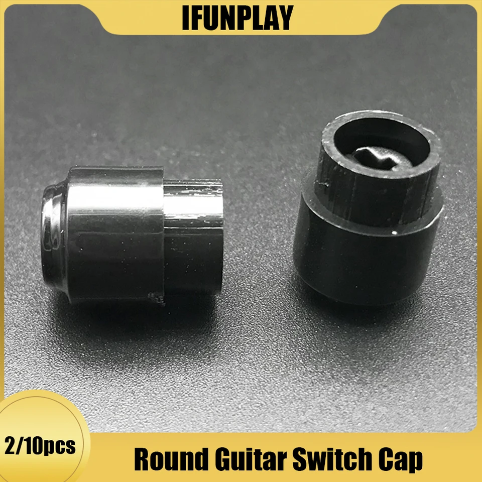 2/10ks Vintage Guitar Switch Tips Caps Tvar sa hodí k elektrickej gitare v štýle TL 3/5 Way Selector Switch Parts Black White Abs