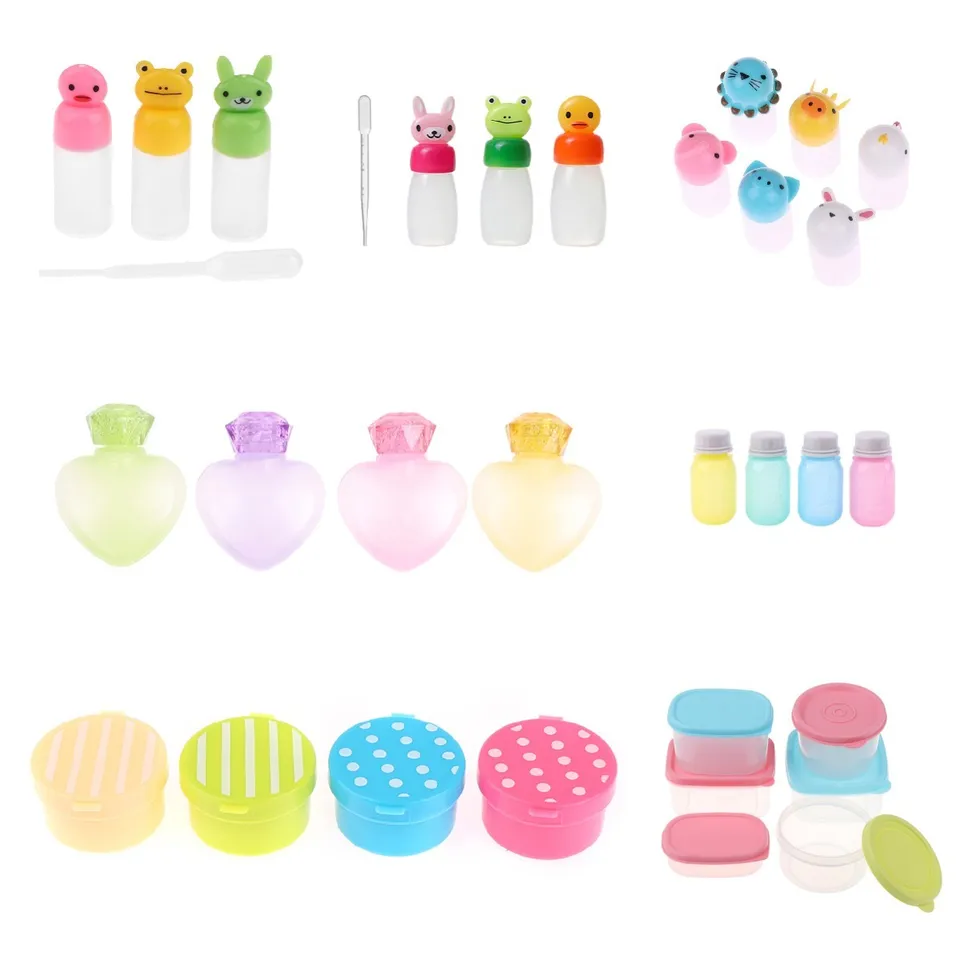 2-10PC mini sezóna omáčka Fľaša prenosná paradajková kečupová fľaša šalát šalát pre bento obedové boxy kuchynské poháre obedové boxy