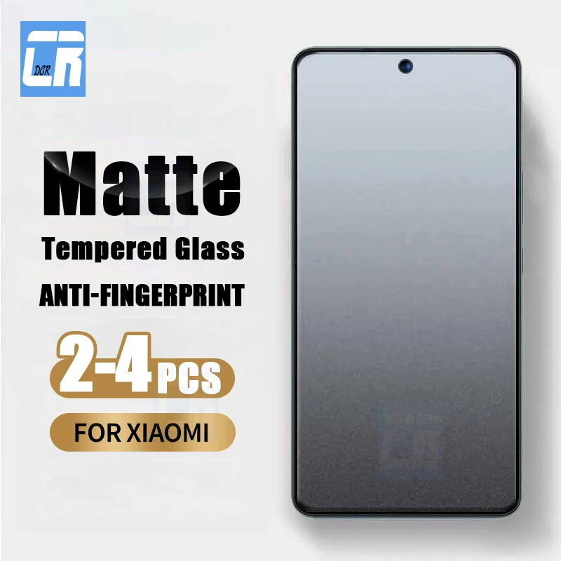 2/3/4 kus anti-glare matné temperované sklo pre Xiaomi POCO M7 M6 PRO 4G Chránič obrazovky pre POCO X7 X6 X5 X4 X3 PRO 5G Glass
