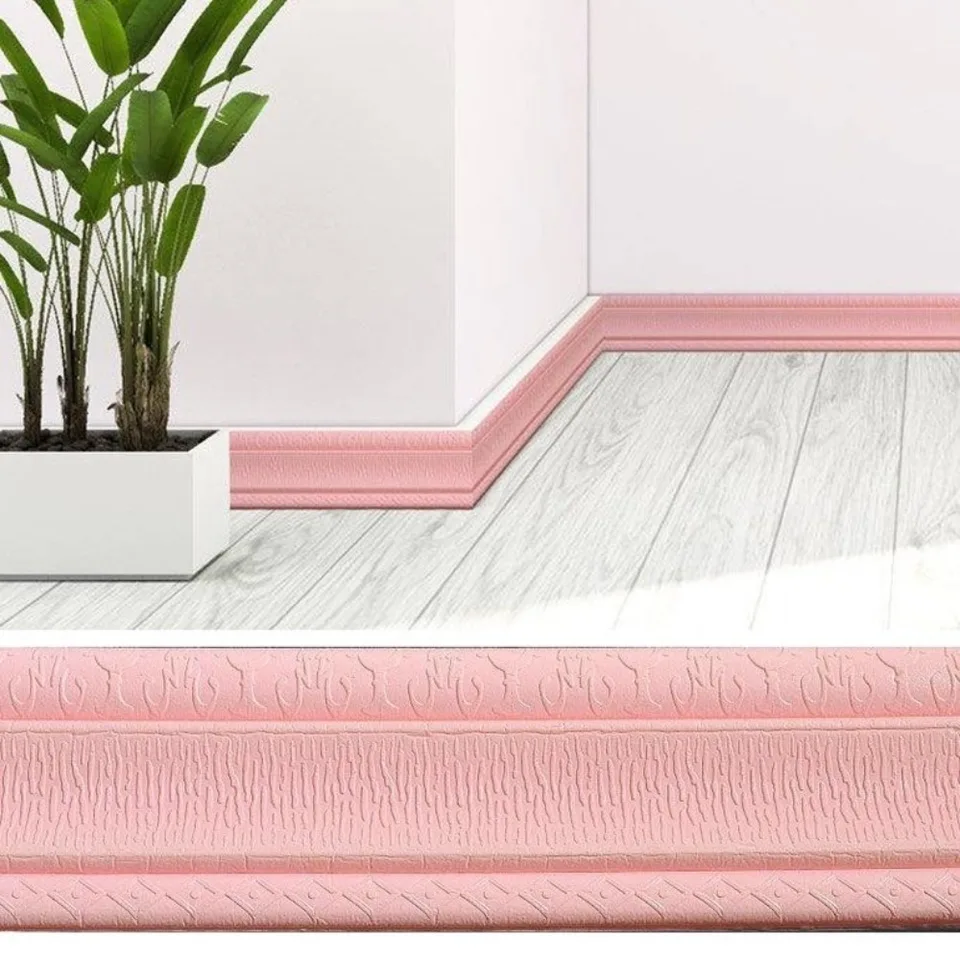2,3 m * 8cm XPE Foam 3D soltingová linka nepremokavá self-spadhezívne dlaždice hraničný papier zahusťuje domáci dekologický pásový pásový pásový pás