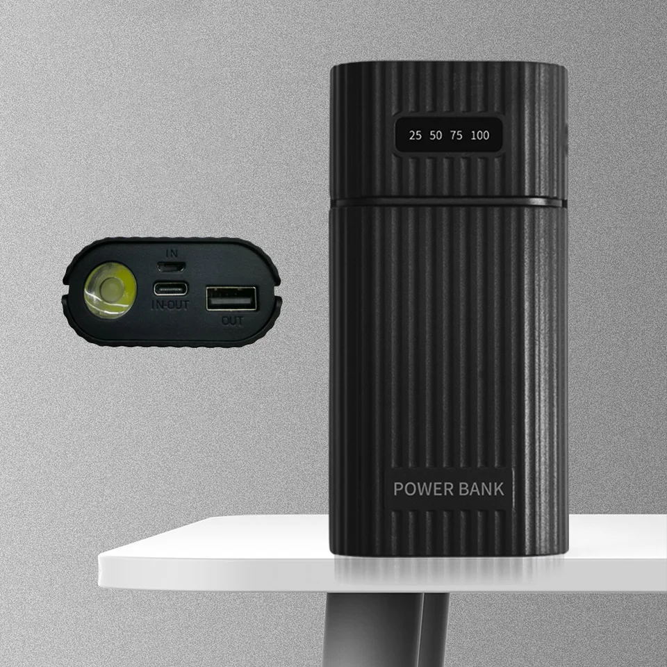 2/3-port vstup 18650/18700/20700/21700 Adaptér nabíjačky batérií Žiadny zváracia škatuľa DIY Power Bank Rýchle nabíjanie pre tablet mobilných telefónov