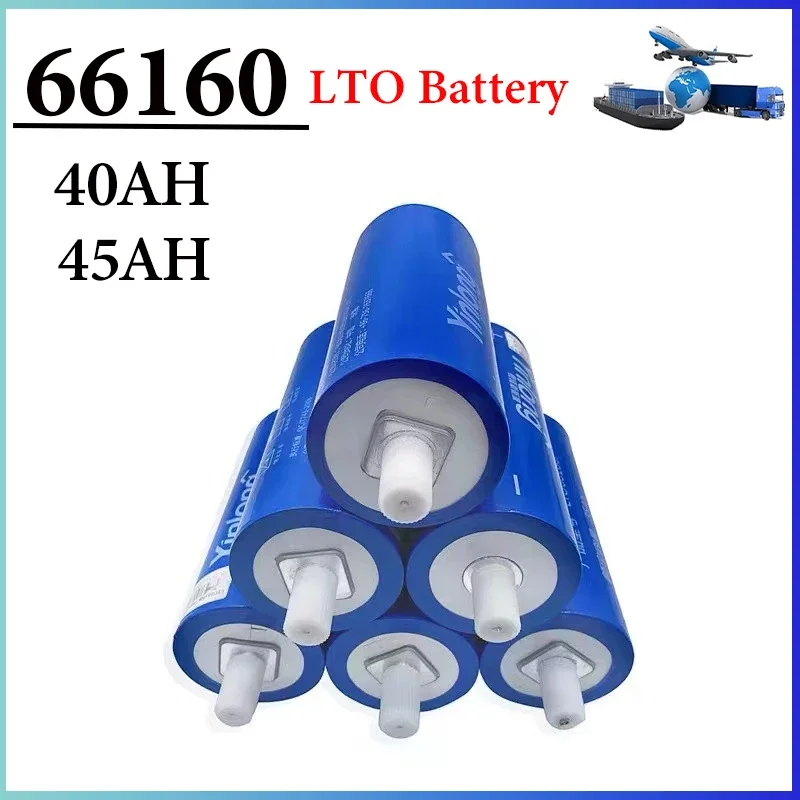 2,3V 40AH lítium titanuátu batérie Yinlong LTO 66160 10C DIY DIY Nízkoteplotná solárna energia Skladovanie vozidla Štartovacia batéria