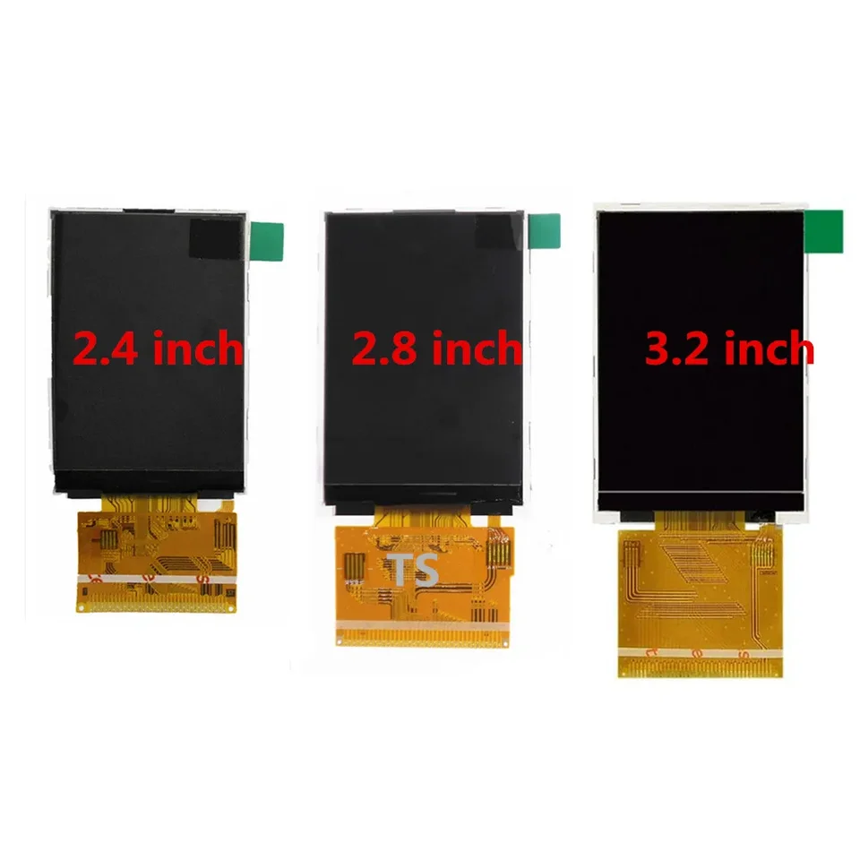 2,4/2,8/3,2 palca TFT dotyková obrazovka 37pin Typ zvárania 1,0 mm pictch Driver IC ILI9341 Z240IT002 Z280IT002 Z320IT002