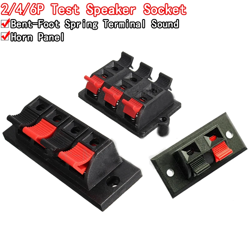 2 4 6 -Way Spring Push Release Connector Terminálový blok Terminálového bloku