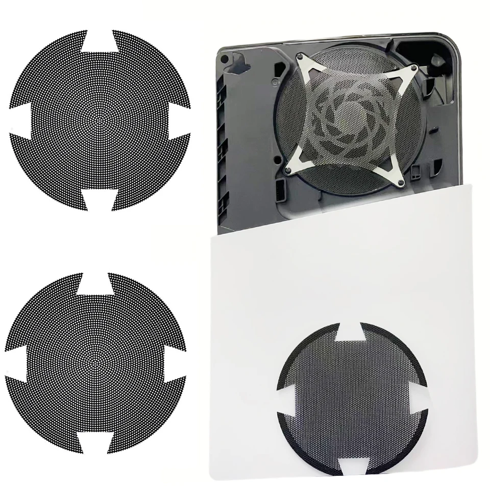 2/4 balenie ventilátora Dust Filter Priedušné ventilačné ventilačné prachovo odolné voči ventilátoru odolného voči prachu pre PS5 Slim pre PlayStation 5 Slim