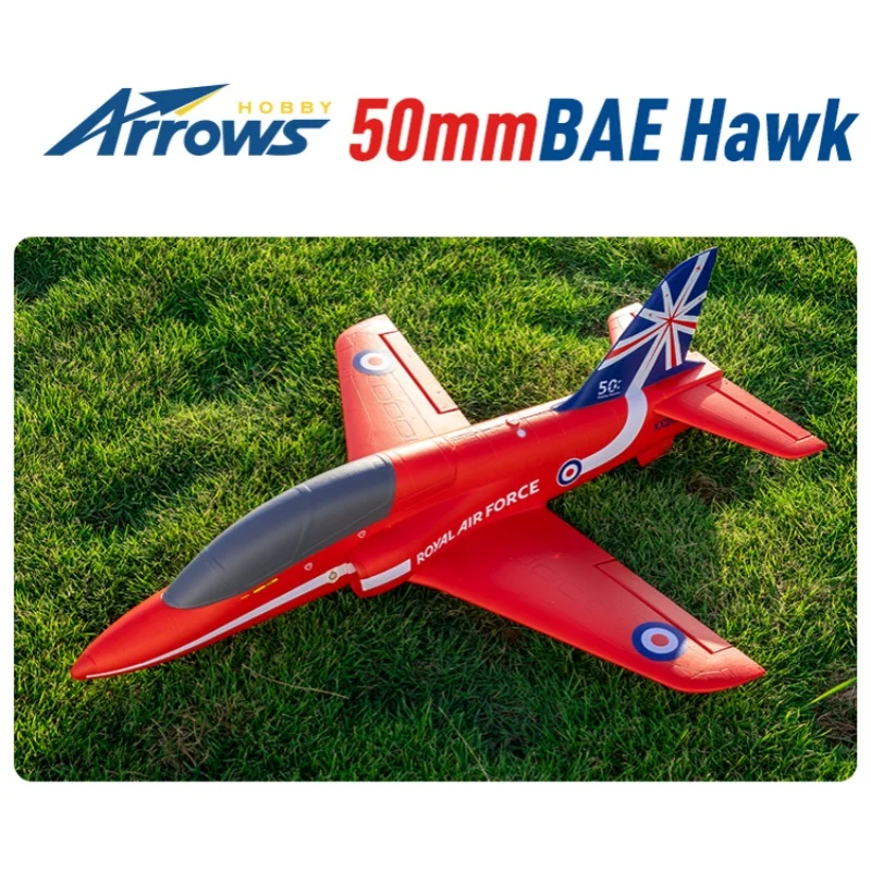 2,4 GHz RC Lietadlo Royal Air Force Beginner Ruky Hrot Fighter Red Arrow Fixované krídlo 50 mm EPP Model pre detskú hračku a darček
