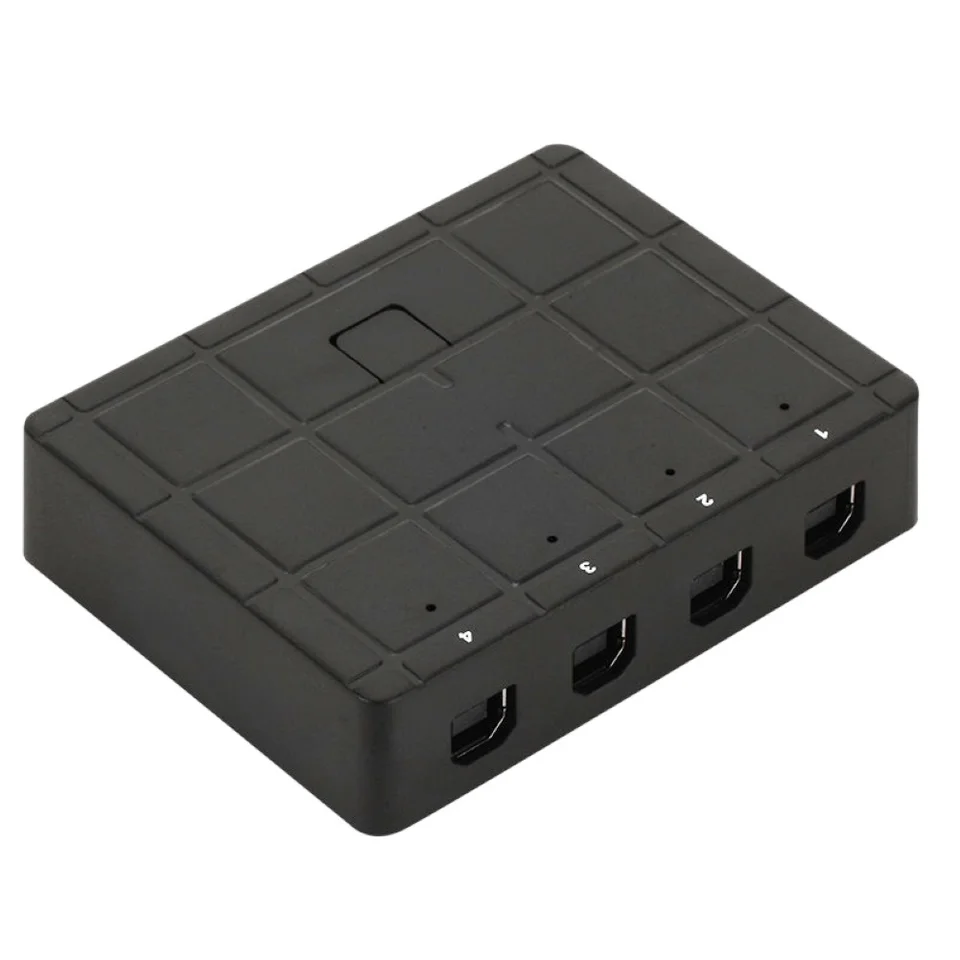 2/4 porty USB 2.0 Zdieľanie prepínača prepínača adaptéra pre tlačiarňové skenery PC Mouse Mouse Vysokorýchlostné USB Switcher Support Dropshipping
