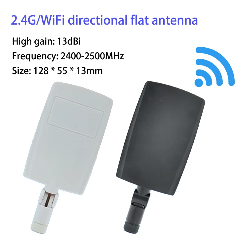 2,4G WiFi High Gain Anténny zosilňovač Dlhý dosah Smerová plochá anténa 13DBI Signál SMA SMA SMA pre smerovač modem