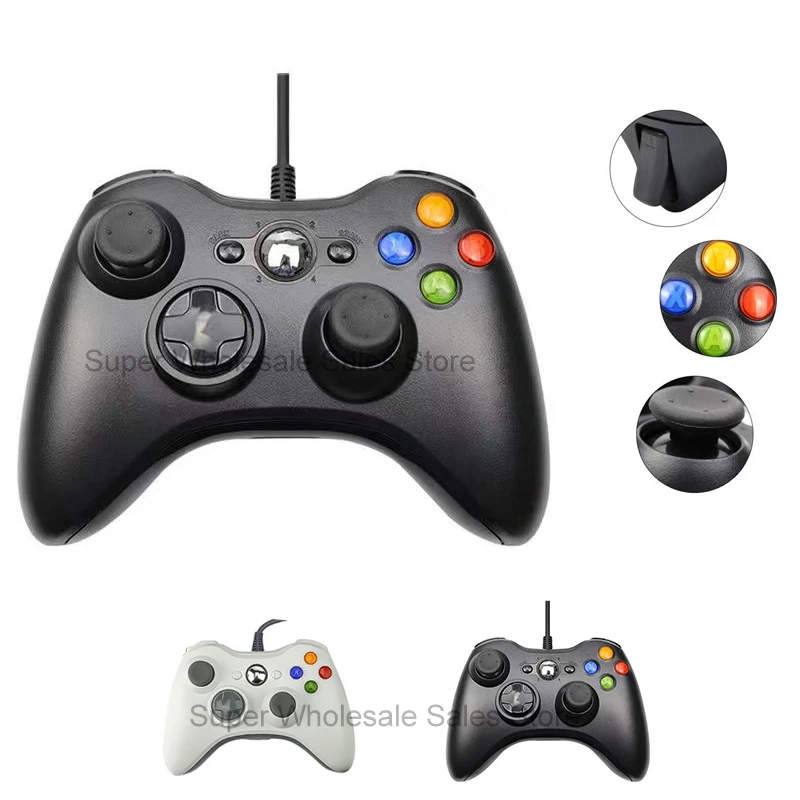 2,4G Wireless Gamepad Gaming Controller pre Xbox 360/ PS3/ PC Video Game Consoles 3D Rocker Joystick Game Ruck Rucksory Accessories