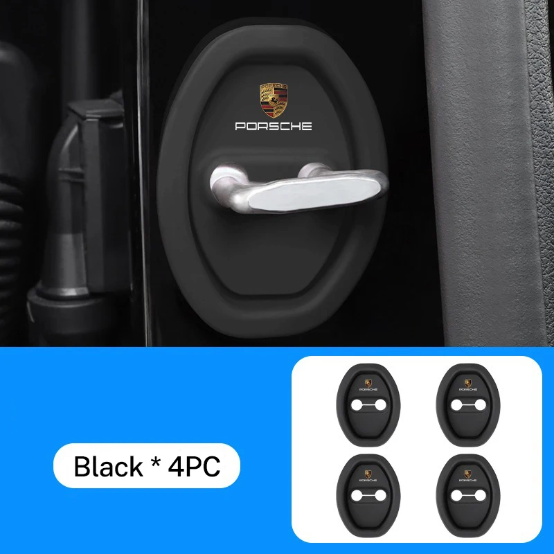 2/4ks 7x9cm Conter Cover Coner Silikone Protector Automatické príslušenstvo pre Porsche 911 928 Cayenne Panamera Macan Boxster Carrera-GT