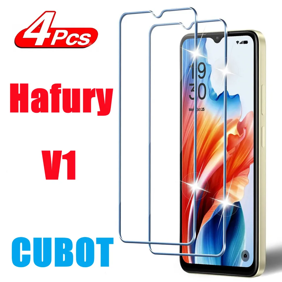 2/4ks 9h temperované sklo pre Cubot Hafury V1 Protector Glass Glass Film