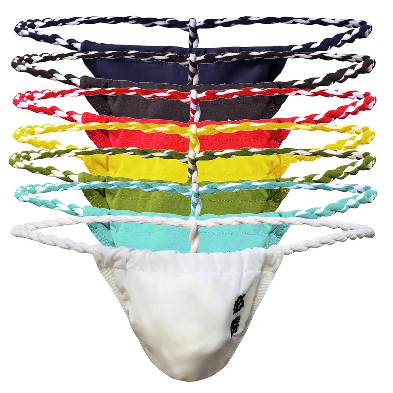 2/4ks muži Underwear Jockstrap Japan Japan SUMO THOGS G Strings Jockstrap Gay Erotic Penis Penis Realigs reťazce homme T-Back nohavičky