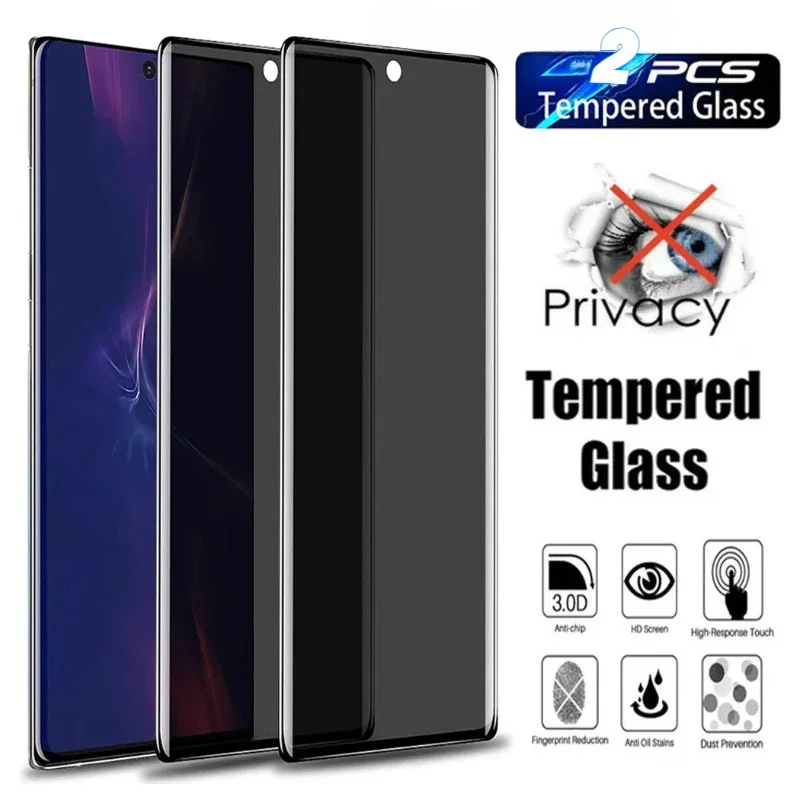 2/4ks ochrana ochrany predvažne ochrany súkromia pre Huawei Honor X9A X9B Magic 5 6 Lite Anti Spy Glass Nedá sa odomknúť odtlačkom prsta