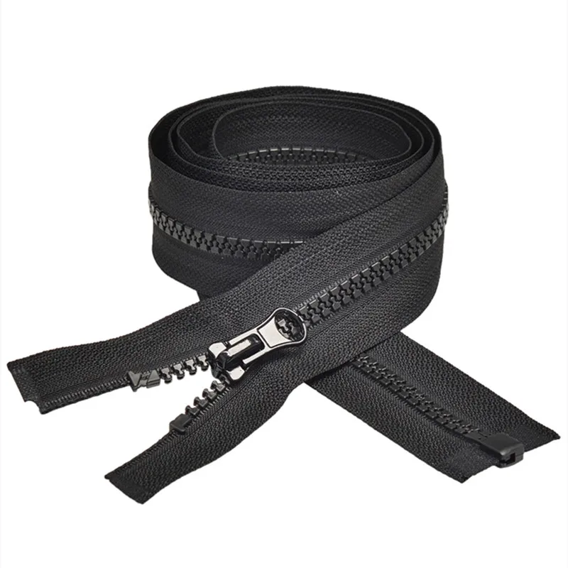 2/5/10ks 5# 50/10/60/70 cm Odnímateľná živica otvárania Automatické ekologické blokovanie plastový zips pre príslušenstvo šijacieho obleku