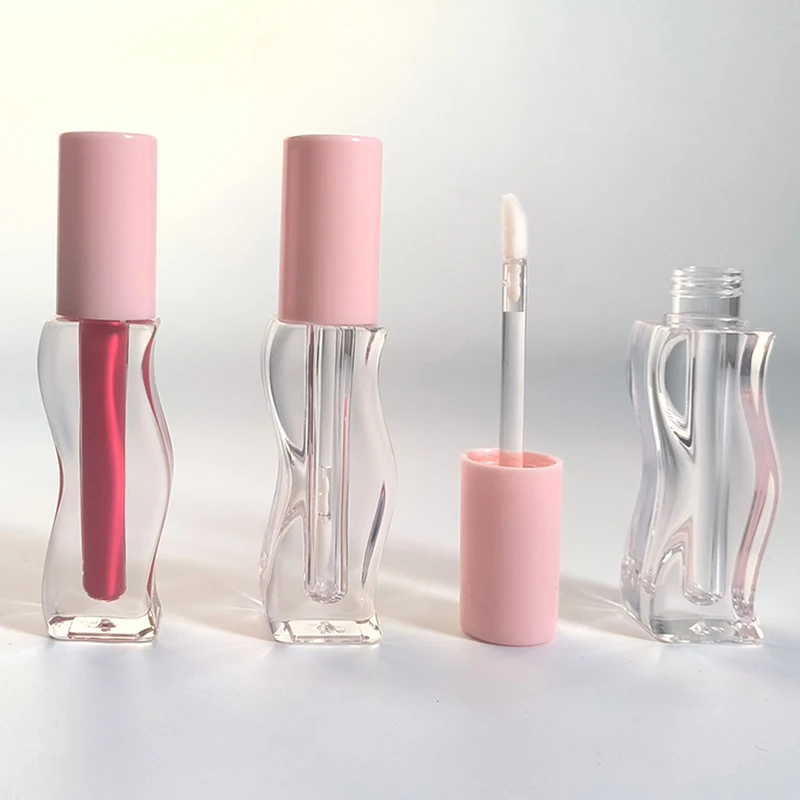 2,5 ml zvlnené čiary pery lesklé trubice Liquid Lipstick Empty Lip Glaze Tuble Regilble Cosmetic Baliaci nádoba