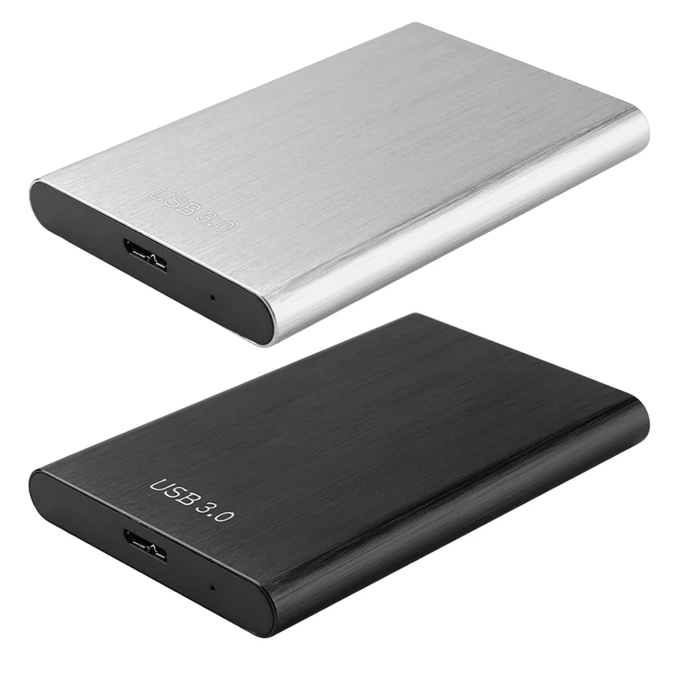 2,5 palca prenosný pevný disk USB 3.0 Externý pevný disk 1TB kovová zástrčka a prehrávanie pre počítač prenosného počítača