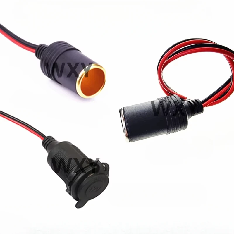 2,5 štvorcový kábel 13awg 15awg 17awg Cigareta Zapaľovača Základný drôt 12v24v nabíjacia zásuvka 25A300W Vysoké ženské hlavy