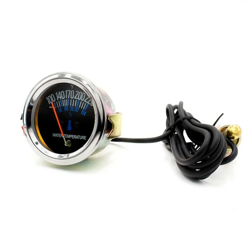 2 '' 52 mm ukazovateľ Mechanical CAR voda teplota teplota teplota Čierna tvár ℃ & ℉