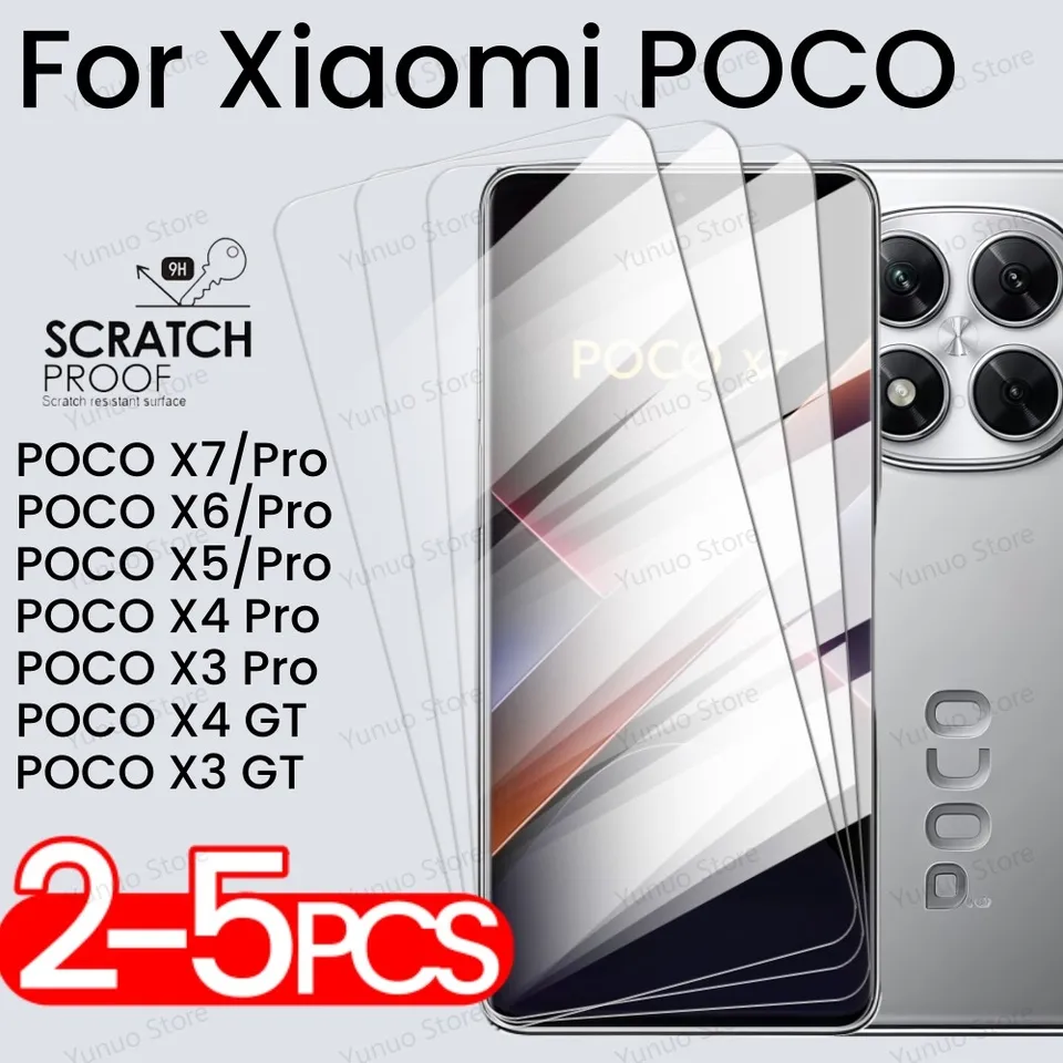 2-5ks chránič obrazovky Xiaomi Poco x6 x5 x7 Pro x7pro POCO x4 x3 GT Plné kryt