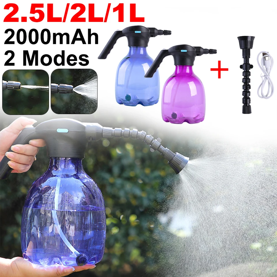 2,5L/2L/1L Elektrický záhradný rozprašovač vreckového rozprašovača Automatický záhradný rastlinný kvet fľaša fľaša опрыскиватель а s а s акумуляtemорный
