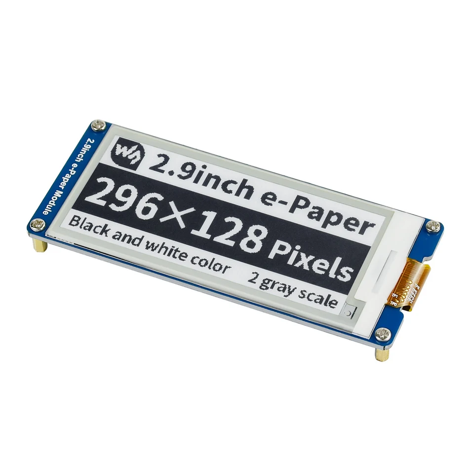 2,9 palca SPI EPAPP EPAPER E-INK pre RPI RASPBERRY PI ZERO 2 W 3 3B 4 Model B 5 Arduino STM32 SCREE DISPLAY RAD DISPLAY