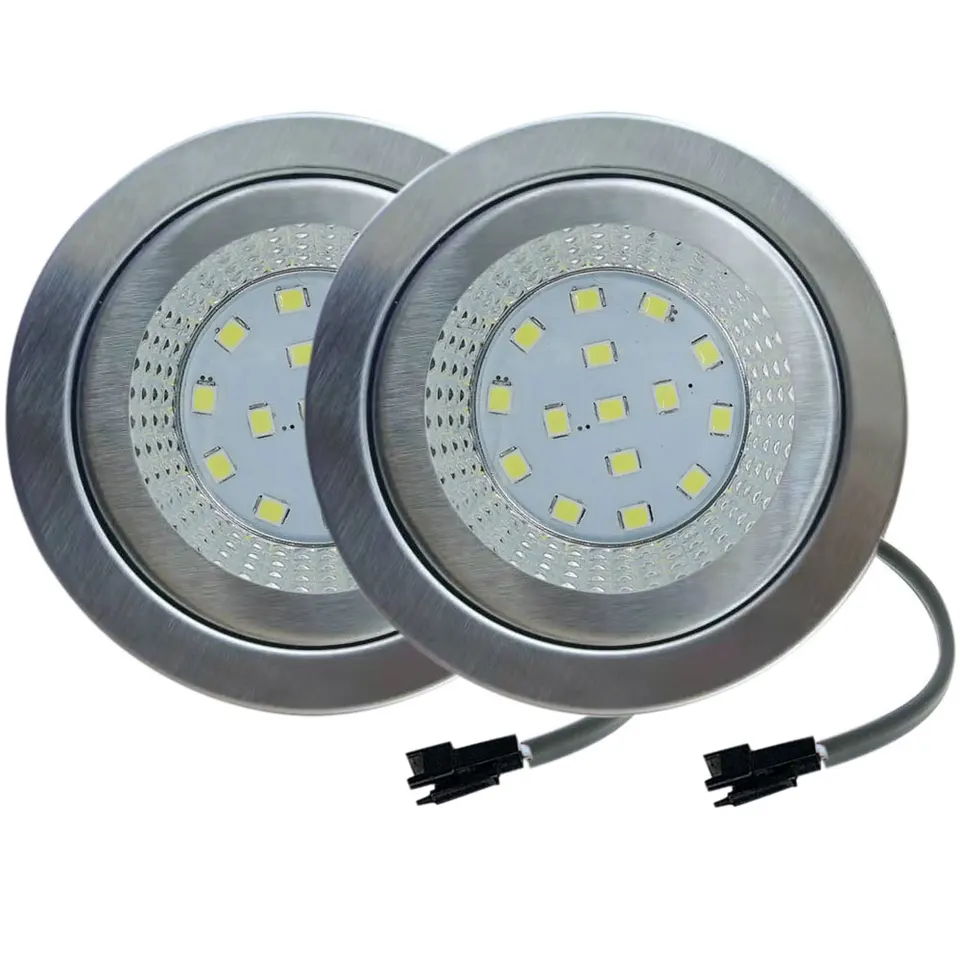 2-dielna 12V vstavaná dosah kapucňa s kapucňou s kapucňou 1,5 W LED 20 W halogénová žiarovka Náhrada pukový svetlo LED príves automobilová lampa