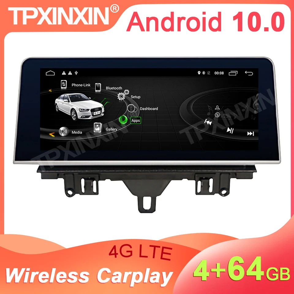 2 DIN 1024*600 AUCT RADIO Android pre Audi Q3 2013-2018 GPS Navigation Multimedia Player DSP CarPlay Stereo Head Unit