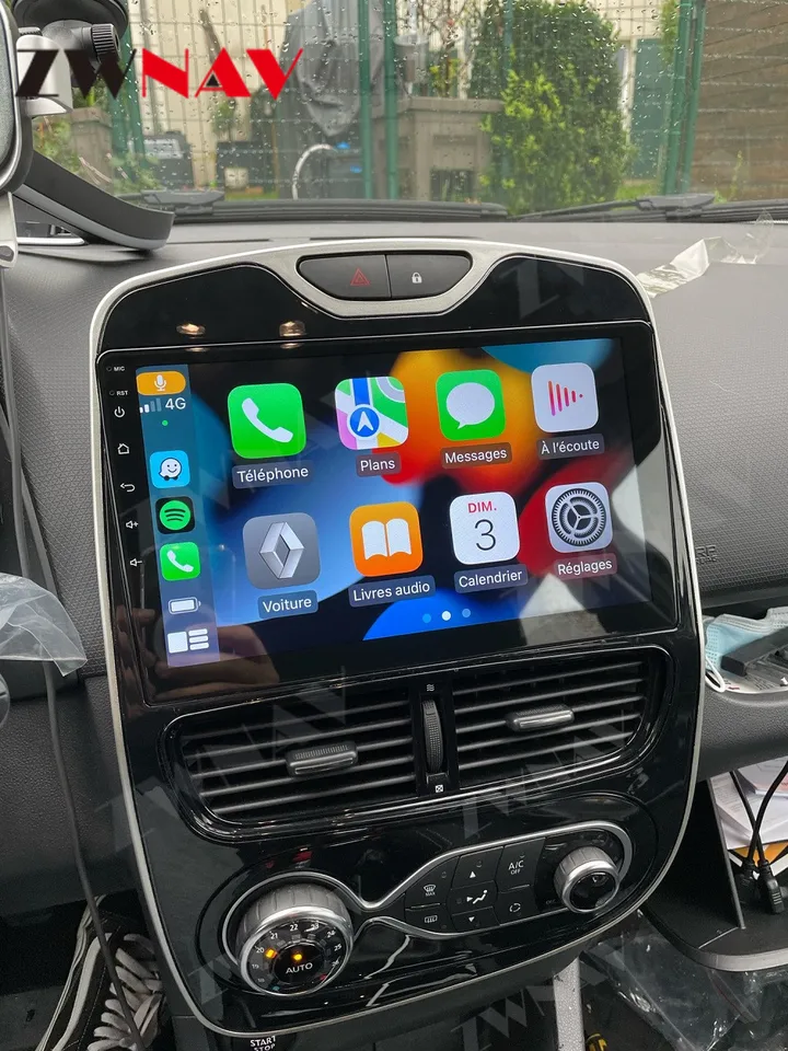 2 Din Android 10.0 pre Renault Clio 3 4 2013-2018 Automobilový prehrávač Video auto GPS Navigation Autoradio Stereo Multimedia CarPlay