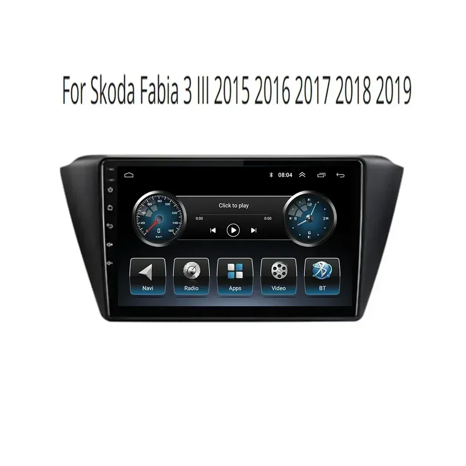 2 DIN Android 13 Car Stereo Radio DVD GPS multimediálny video prehrávač 5G WiFi Camera DSP CarPlay pre SKoda Fabia 3 III 2015 -2035