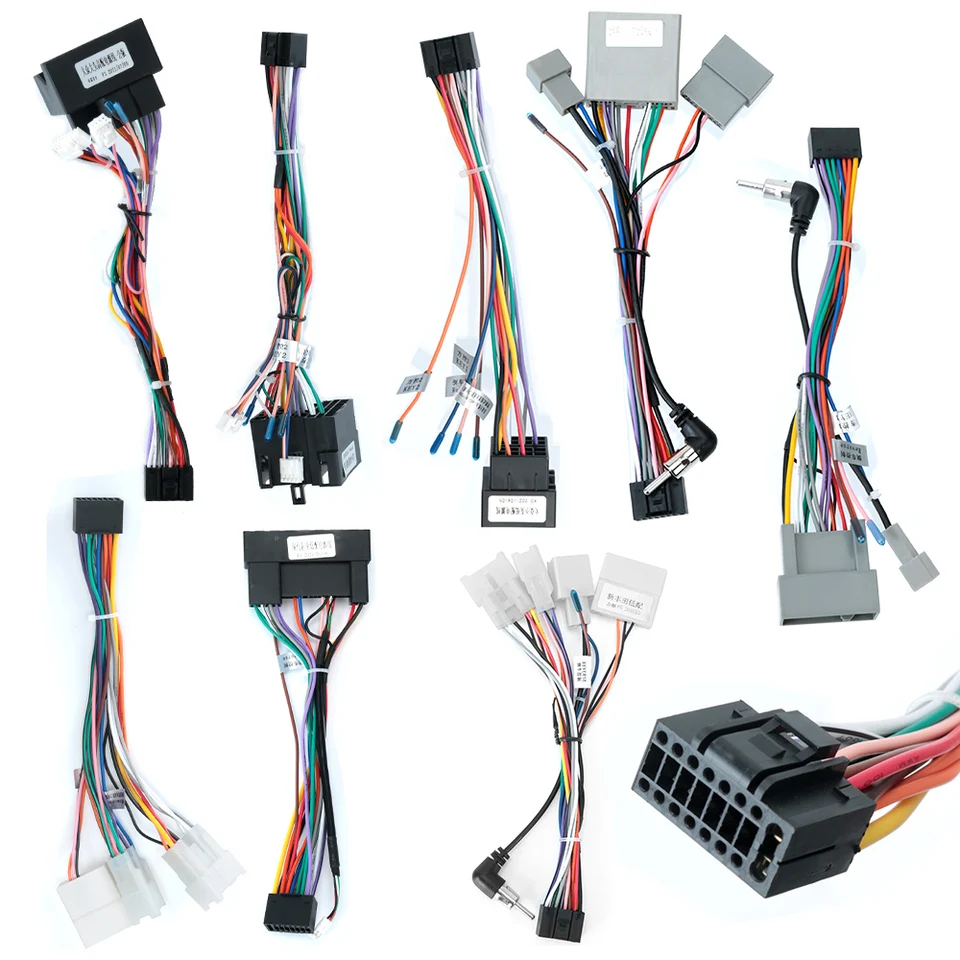 2 DIN Car Android Radio Cable Universal pre Suzuki Buick Volkswagen ISO Hyundai Kia Honda Toyota Nissan Mitsubish