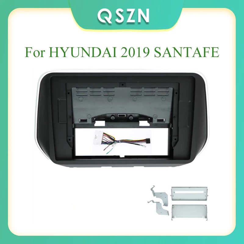 2 DIN Car Radio Fascia Fascias Panel Rám CD DVD DASH AUDIO Interiér pre Hyundai 2019 Santafe