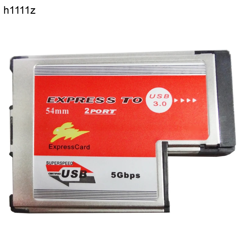 2 Duálne porty USB 3.0 HUB Express Card ExpressCard 54 mm skryté vo vnútri USB3.0 Adaptér Asmedia ASM1042 Čip pre notebook Nový notebook Nový