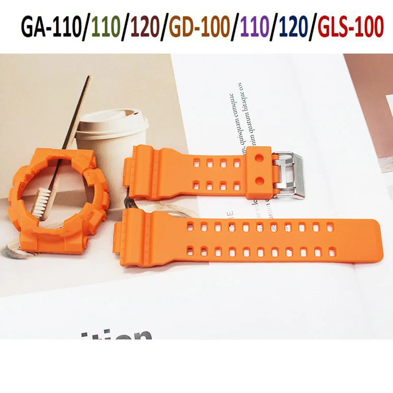 2 IN1 Inteligentný rámec náramkov Bezel GA-110/120/GD-100/110/120/GAX-100/GLS-100 hodinkový pásový remienok Prask GA110 Ochranný kryt puzdra