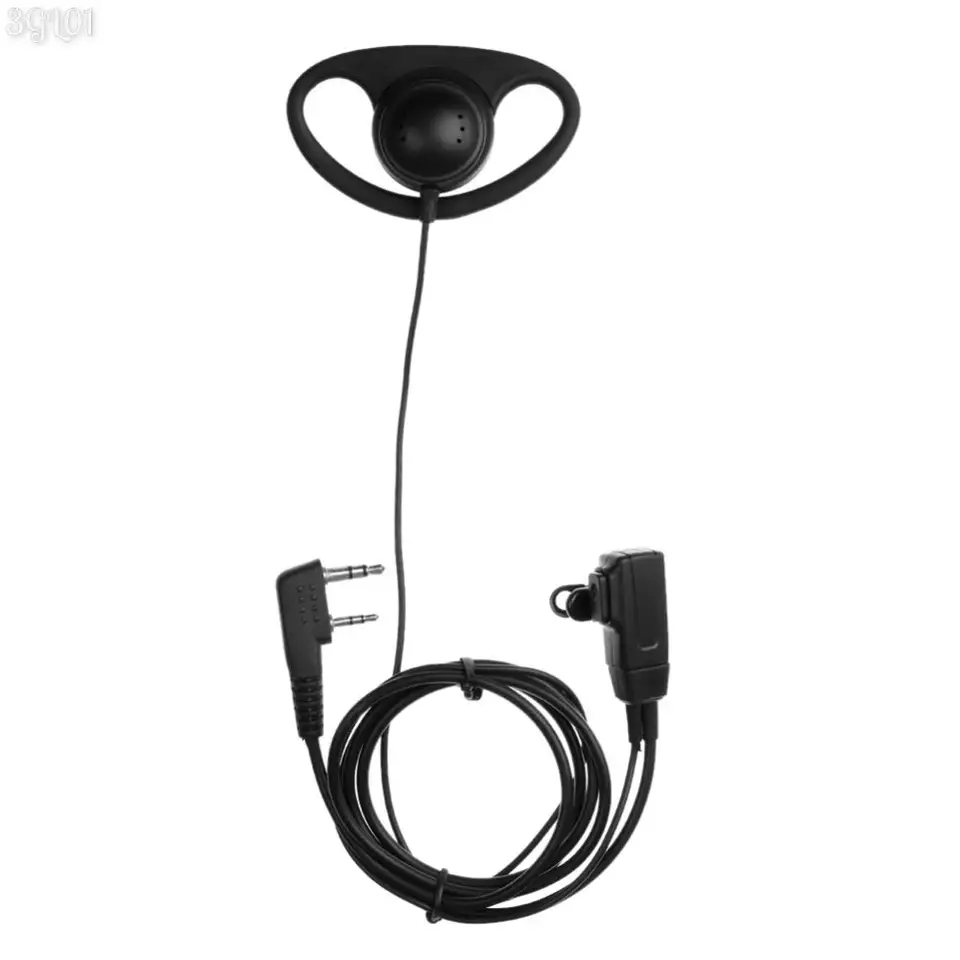 2-kolíkové slúchadlá s slúchadlom s mikrofónom D-Triam Serfón Walkie Headset Multifunkčné pre Baofeng Kenwood Puxing Tyt Radio Radio