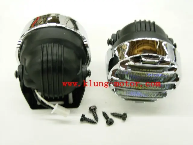2 ks 12V 55W Motocyklové hmlové svetlo svetlometu Sec a svetlomet pre Goka 250 650 800, Roketa, BMS, Go Kart, Dune Buggy, Quad