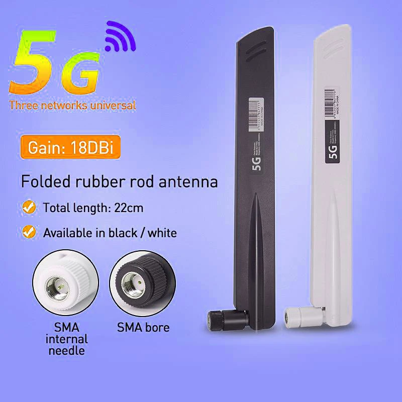 2 ks 18DBI externý vysoký zisk 5G WiFi Router SMA Wireless Network Card Anténa 600-6000 MHz High Signal SignativityFeatFeat