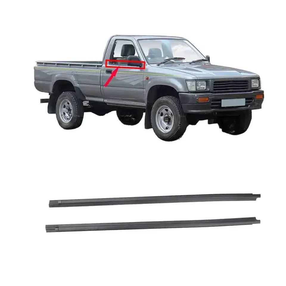 2 ks 2 dvere Weatherstrip Lolding Window Tesn Orezanie pre toyota Hilux 1984-1989 68160-89114 pre 4Runner 1985 75 cm