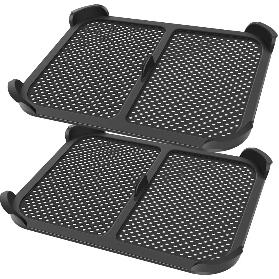2 ks Air Fryer Splatter Screen, kompatibilná pre ninja AF400EU/DE AF451EU/DE DUAL AIR FRYER, Ochrana ochrany proti kremíku