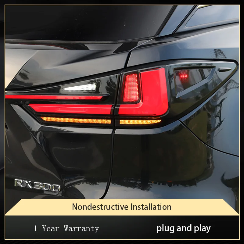2 ks Automatické svetlo pre Lexus 2016-2020 RX270 RX350 RX450 RX330 RX440H TACK LAMP DRL Taillight LED žiarovky Turbs Turns Tools Doplnky automobilu