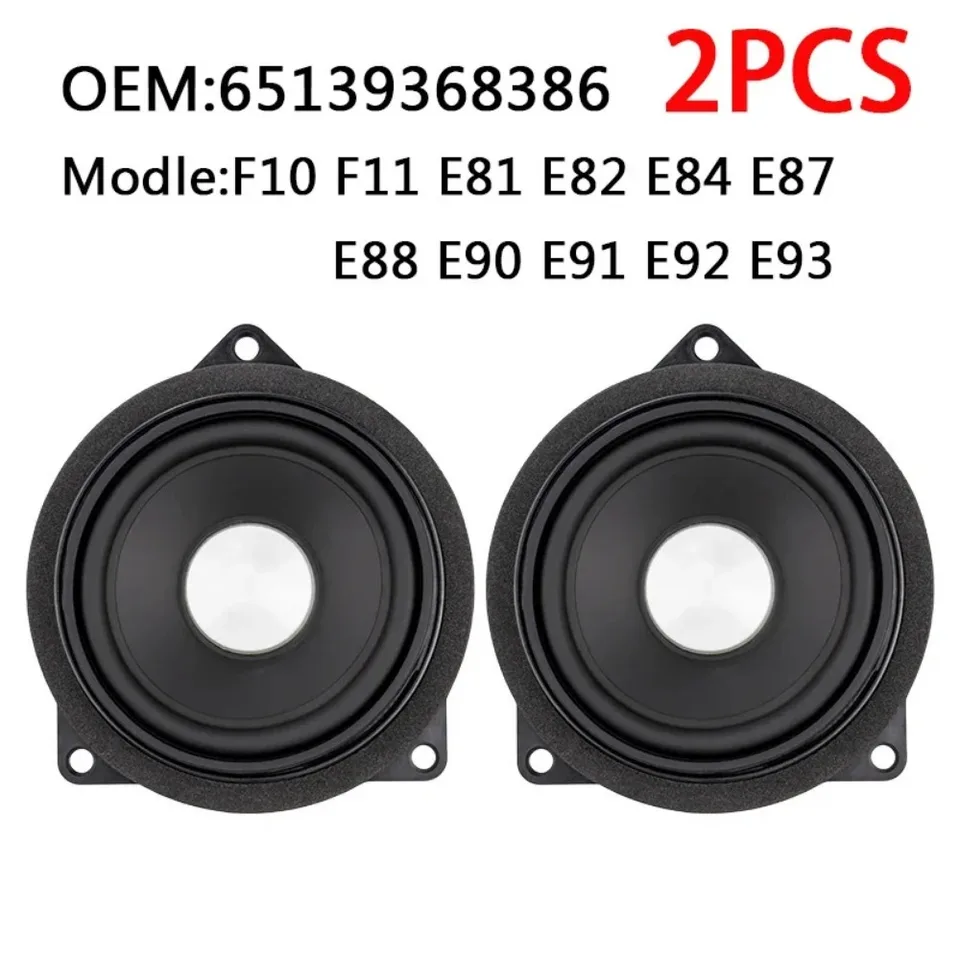 2 ks CAR DOOR MIDRANGE SPUSÍVAJTE pre BMW F10 F11 F01 E84 E90 65139368386 Frekvenčný reproduktor profesionálny reproduktor roh
