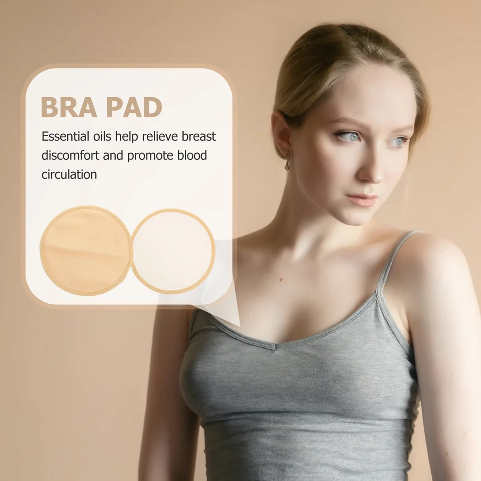 2 ks Castor Oil Pack Hrudník Opätovne použiteľný Essential Auxiliary 2ks (hrudník khaki) Pohodlný spánok Pomôžte zabaliť oleje na starostlivosť o prsník