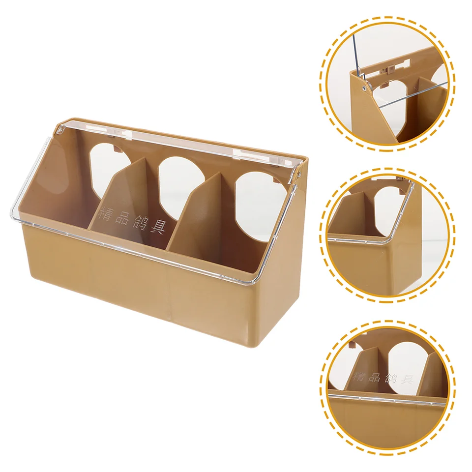 2 ks holub zavesené boxy Cockatiel Bird Feeders pre klietku kŕmenie Parrot Parkover