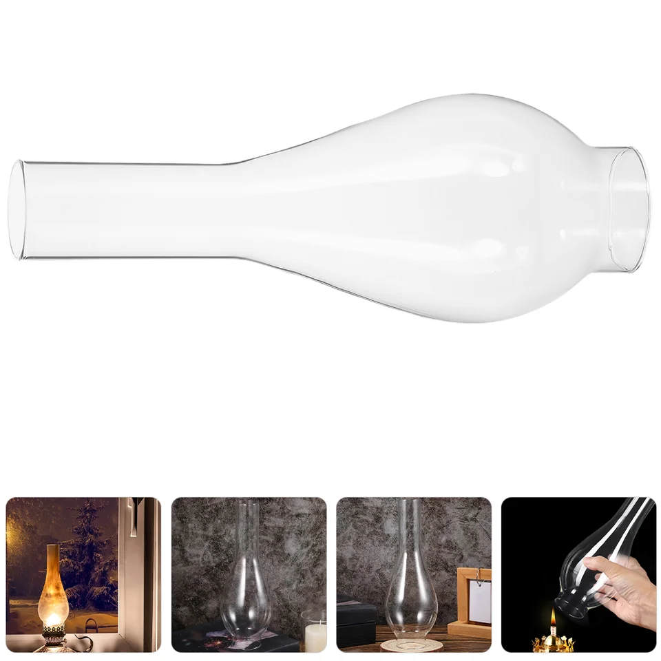 2 ks kerosénové lampa tieň tieniu oleja na olejové lampa držiaka krytu Lancerny číry komín pre sklo